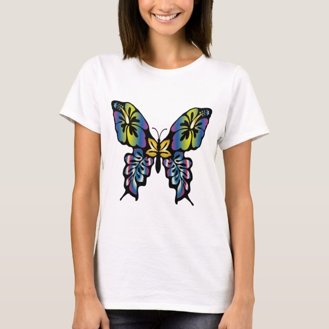 Papillon Damer Fjäril design. Tröja (Framsida)