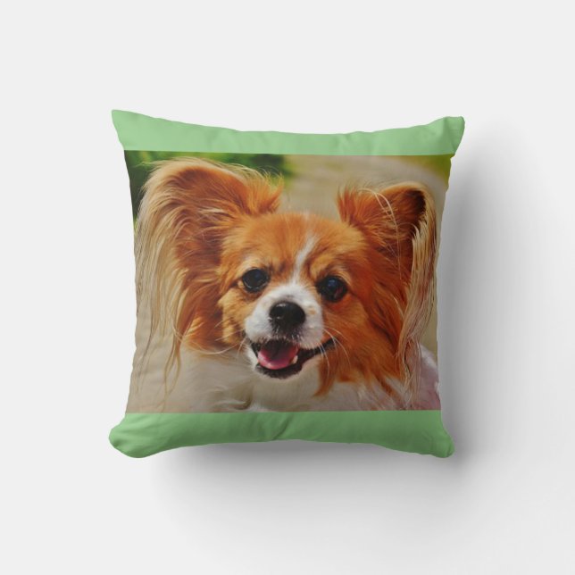 Papillon dekorativ kudde. kudde (Framsida)