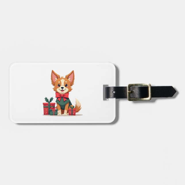 Papillon Festive Bow Bagagebricka (Horisontell Framsida)