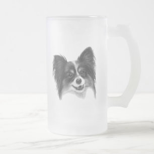 Papillon Frostat Ölglas