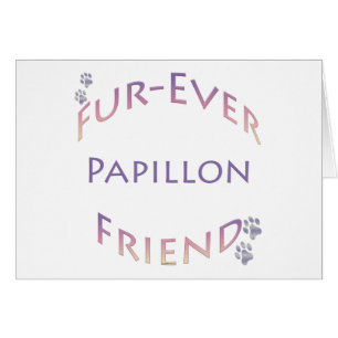 Papillon Furever Hälsningskort