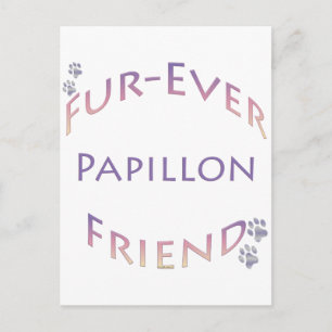 Papillon Furever Vykort