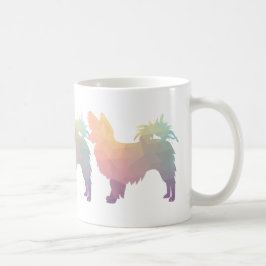 Papillon Geometric Mönster Modern Silhouette Kaffemugg