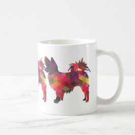 Papillon Geometric Mönster Modern Silhouette Kaffemugg
