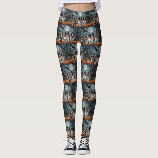 Papillon Halloween Kuslig Leggings (Framsida)
