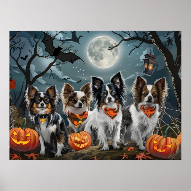 Papillon Halloween Spooky Poster (Framsidan)