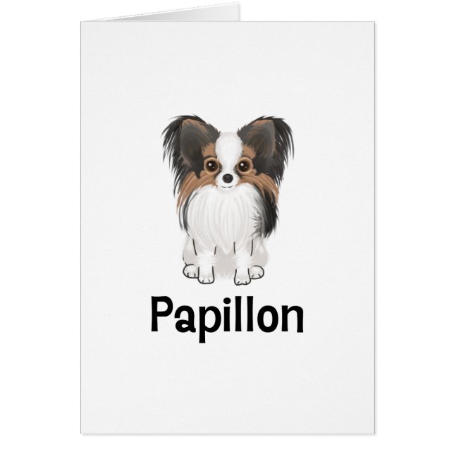 Papillon Hälsningskort (Framsidan)