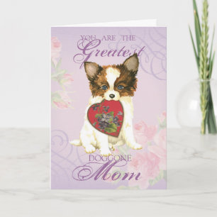 Papillon Heart Mamma Kort