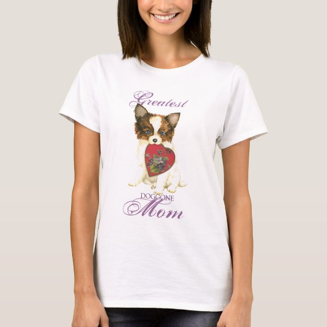 Papillon Heart Mamma Tee (Framsida)