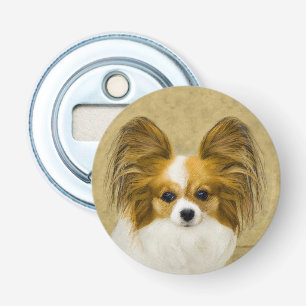 Papillon (Hound Tri)-målning - Originalbild av Hu Flasköppnare