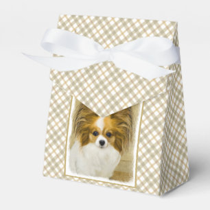 Papillon (Hound Tri)-målning - Originalbild av Hu Presentaskar