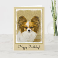 Papillon (Hound Tri)-målning - Originalbild av Hun