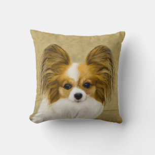 Papillon (Hound Tri)-målning - Originalbild av Hun Kudde