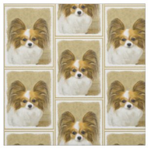 Papillon (Hound Tri)-målning - Originalbild av Hun Tyg