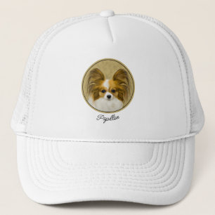 Papillon (Hound Tri)-målning - Originalkonst av Hu Keps