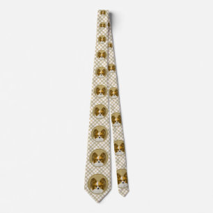Papillon (Hound Tri)-målning - Originalkonst av Hu Slips