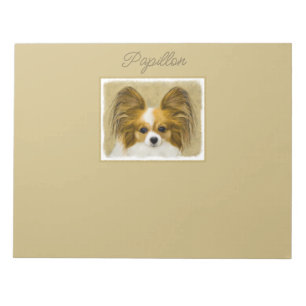 Papillon (Hound Tri) - Original Hund Art N Anteckningsblock