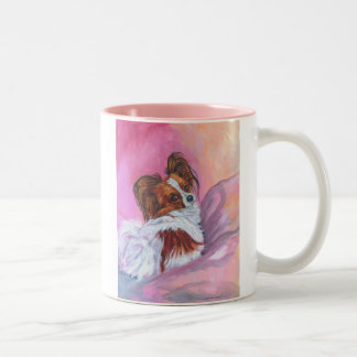 Papillon Hund Art MUGG