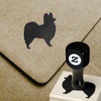 Papillon Hund aveln Silhouette