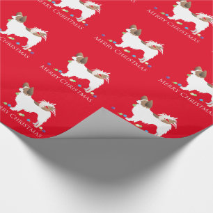 Papillon Hund God jul Design Presentpapper