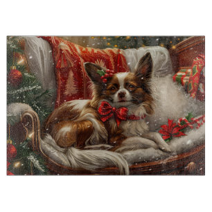 Papillon Hund jul