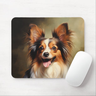 Papillon hund musmatta
