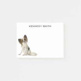 Papillon Hund Post-it Block