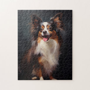 Papillon hund pussel