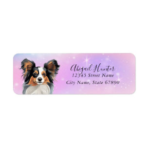 Papillon Hund Returetiketter Returadress Etikett