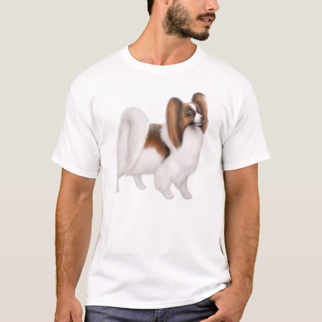 Papillon hund tröja (Framsida)