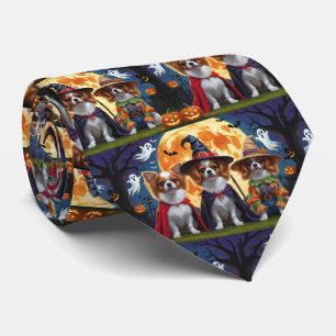 Papillon Hundar Pumpkin Halloween Funny Slips