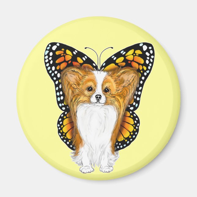 Papillon i Disguise Magnet (Framsidan)