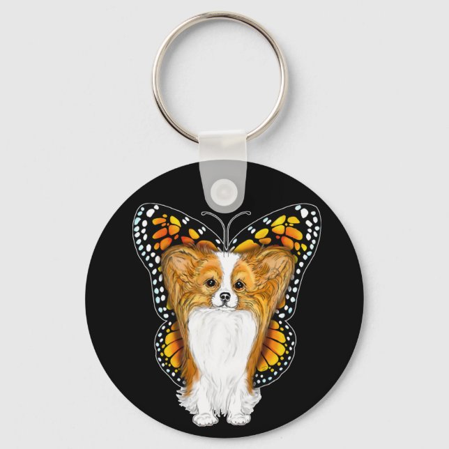Papillon i Disguise Nyckelring (Framsida)
