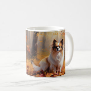 Papillon i Höst löv Fall Inspire Kaffemugg