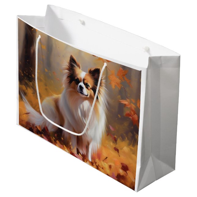 Papillon i höstlöv Fall Inspire (Framsidan Vinklad)