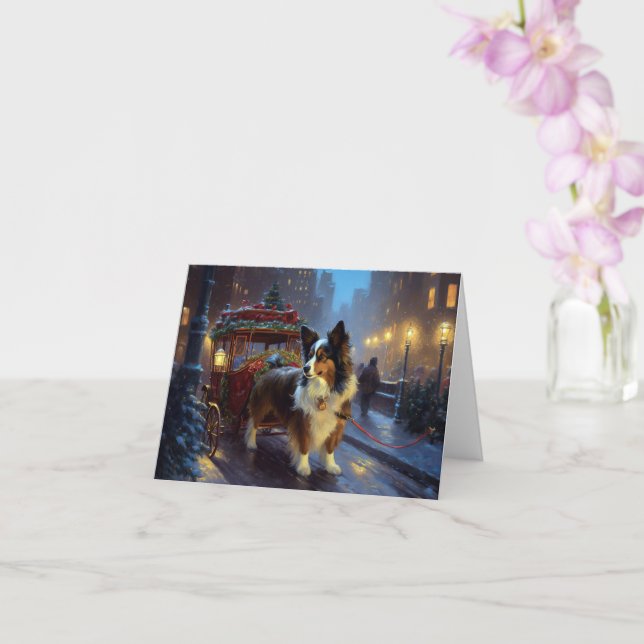 Papillon jul - festsäsong kort (Orkide)