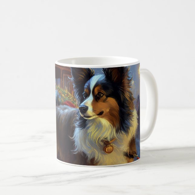 Papillon Julfestlig Säsong Kaffemugg (Framsida höger)