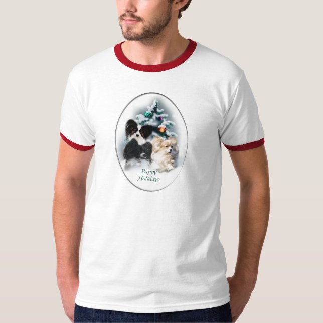 Papillon julklappar tee (Framsida)