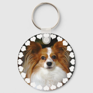 Papillon Keychain Nyckelring