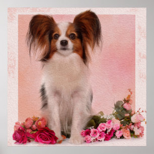 Papillon - kontinental leksakSpaniel Poster