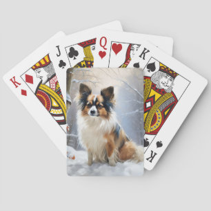 Papillon Let It Snow Jul Casinokort