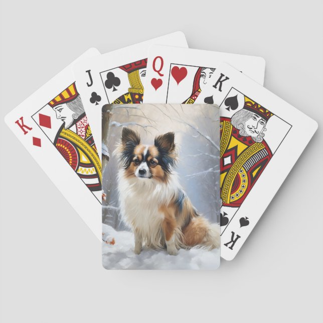 Papillon Let It Snow Jul  Casinokort (Baksidan)