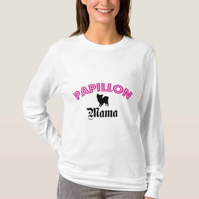 Papillon mammor t shirt (Framsida)