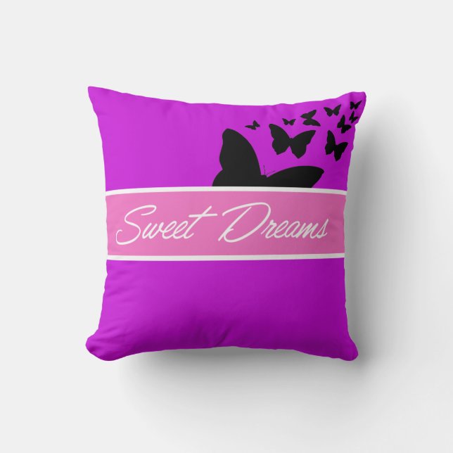 papillon mauve sweet dreams kudde (Framsida)