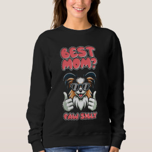 Papillon Mor Hund aveln - Pet Best Mamma Pawsible T Shirt