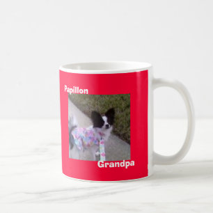 Papillon morfar kaffemugg