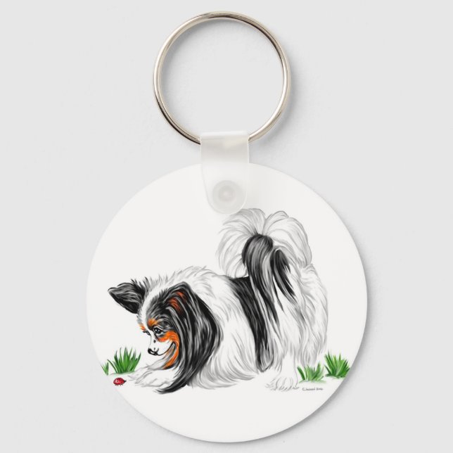 Papillon Nyckelpiga Dreams Nyckelring (Framsida)