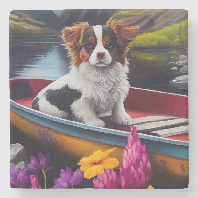 Papillon på Paddle: En grekisk Äventyr Stenunderlägg (Framsidan)