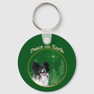 Papillon Peace Nyckelring
