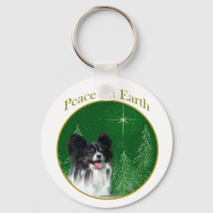Papillon Peace Nyckelring